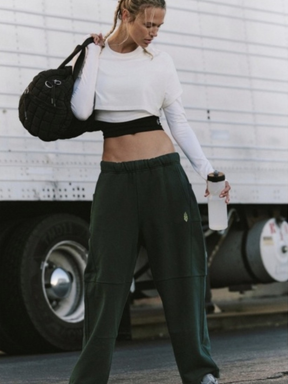 NWT Free People Movement Top Score Barrel Pants